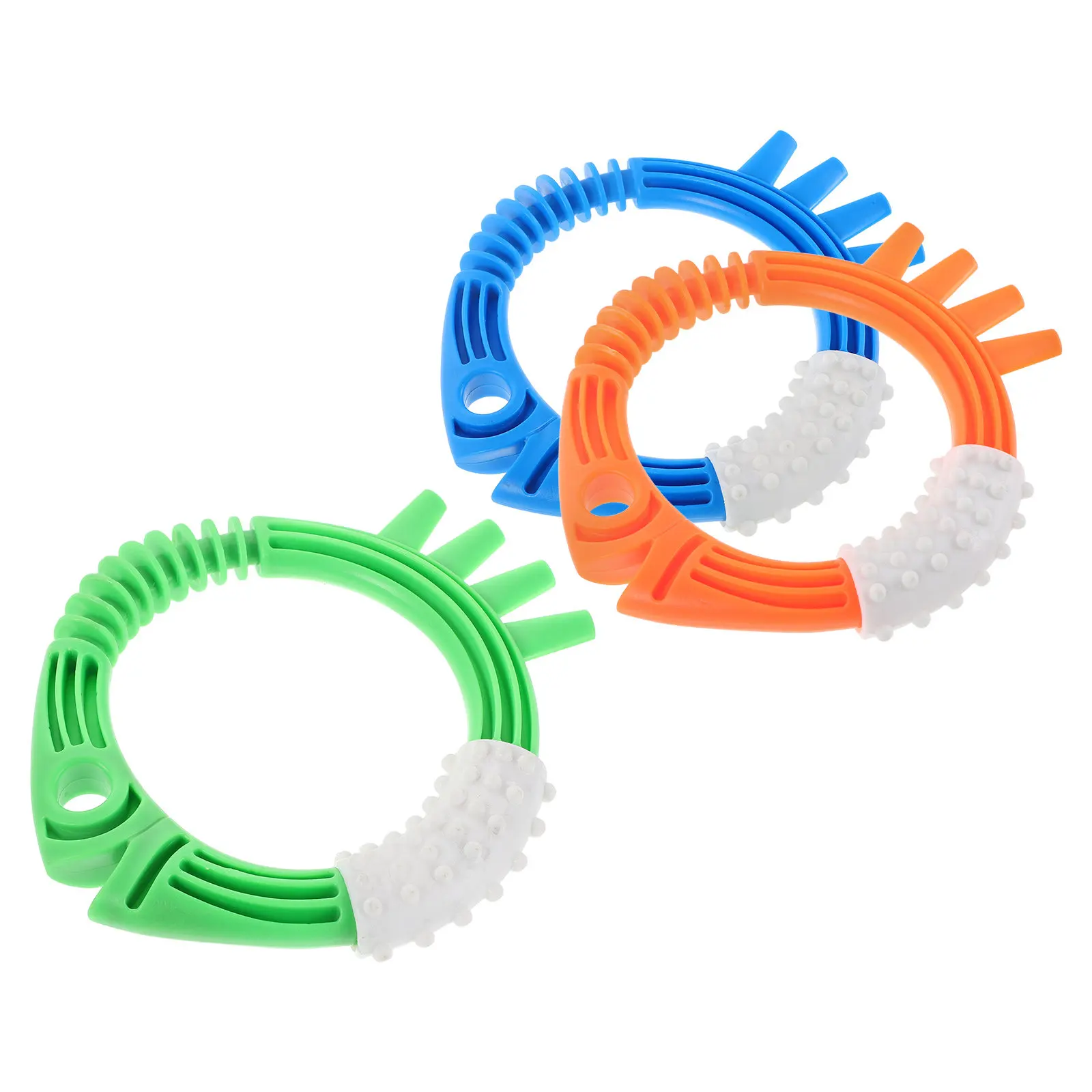 

1Set Diving Rings Kids Fish Shape Swimming Pool Accessories Colorful Underwater Training for Toddlers Beach Pool Games
