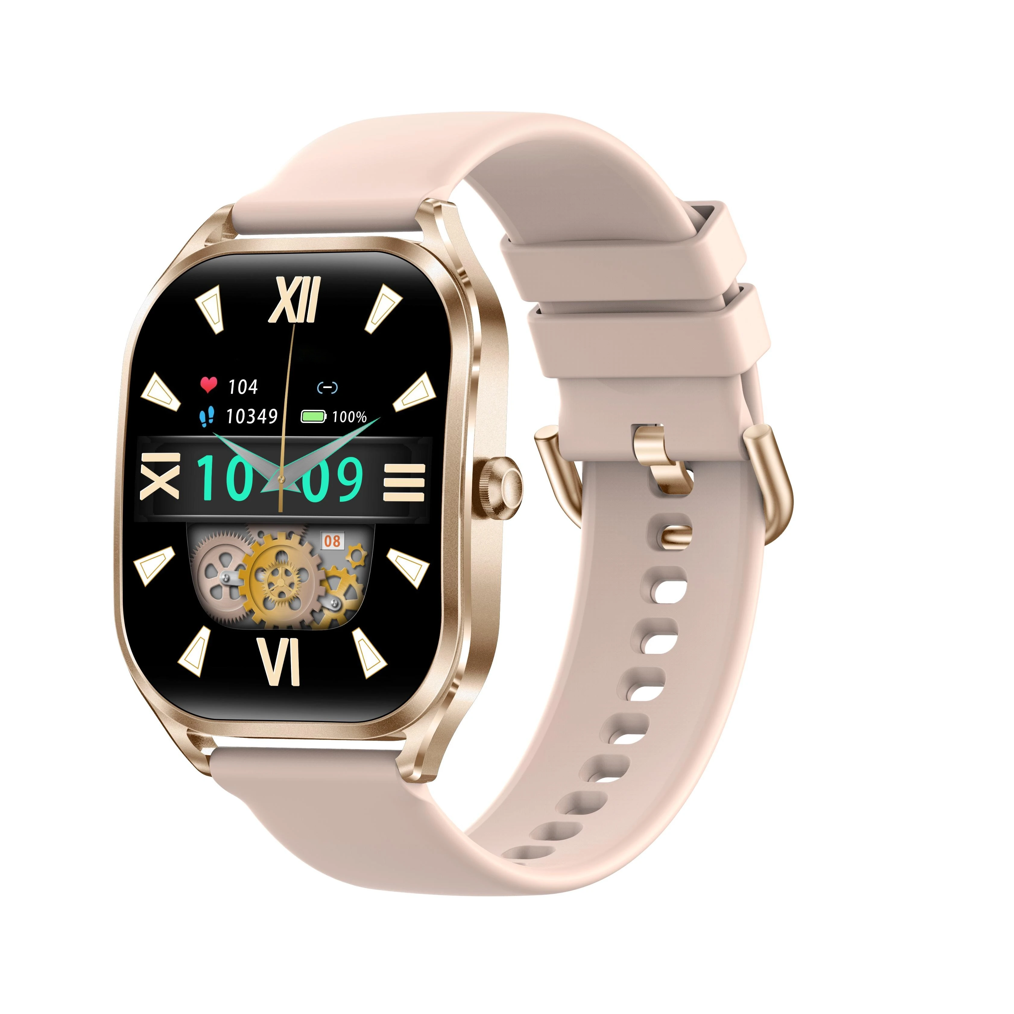 

2025 женские умные часы, 2,01-дюймовый мониторинг здоровья, Bluetooth-вызов, 1,09-дюймовый экран, водонепроницаемые роскошные модные умные часы Reloj