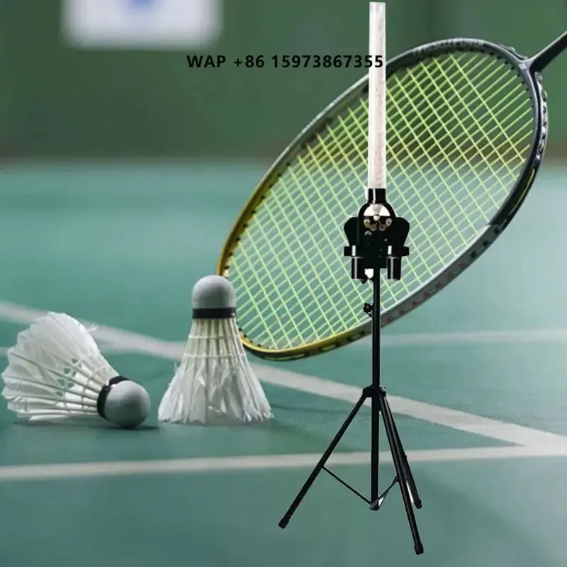 Single Personal Training Badminton Shuttlecock Serve Machine 50 Balls Capacity Automatic Shooting Badminton Practice Machine