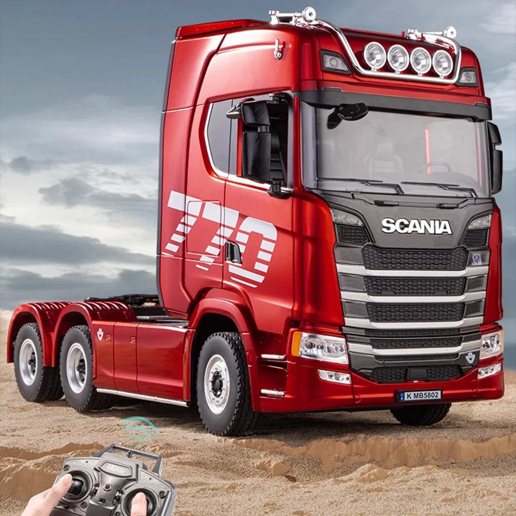 

1/18 Huina 1501 Scania 770s с дистанционным управлением, модель тяжелого грузовика с прицепом, тяговый автомобиль, расширенный прицеп 1502, модель для детей и взрослых