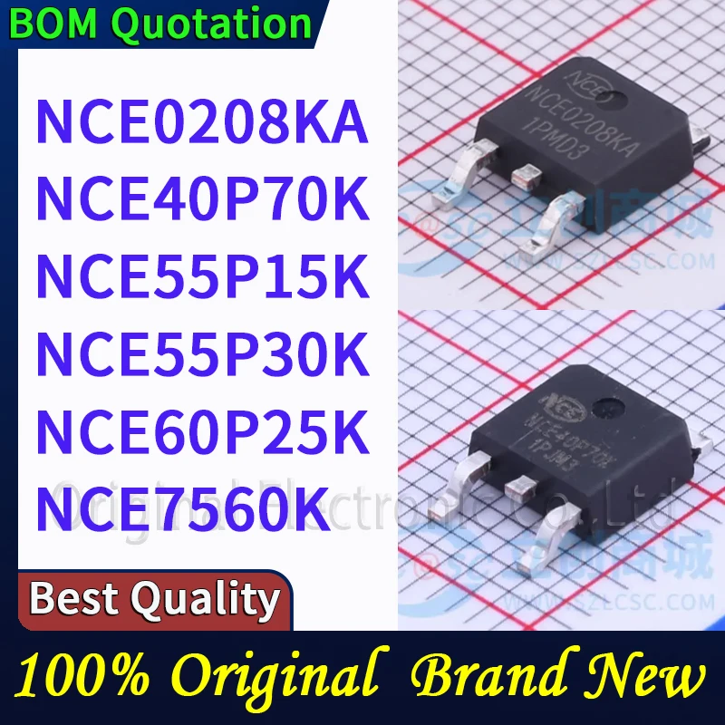 

5 шт./лот NCE0208KA NCE40P70K NCE55P15K NCE55P30K NCE60P25K NCE7560K В наличии Оригинальные высококачественные товары