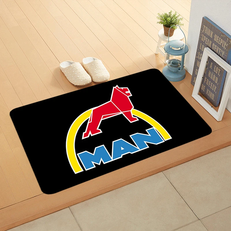 Entrance Doormat Balcony Rugs M-Mans Trucks Living Room Carpet Foot Mats Bath Rug Floor Mat Ideal Gifts Non-slip Car Boot Decor