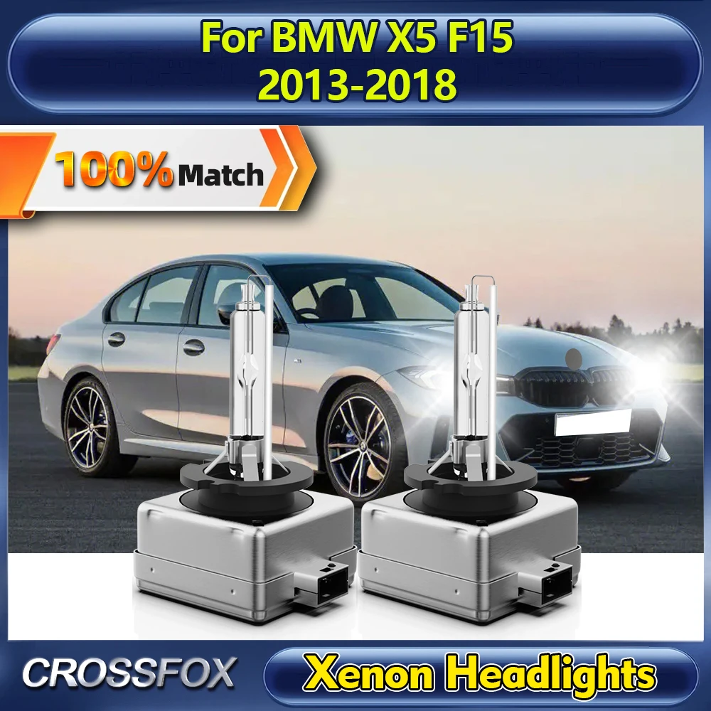 

2Pcs 12V 35W D1S HID Xenon Headlight Bulbs 20000LM Canbus Car Lights 6000K White For BMW X5 F15 2013 2014 2015 2016 2017 2018