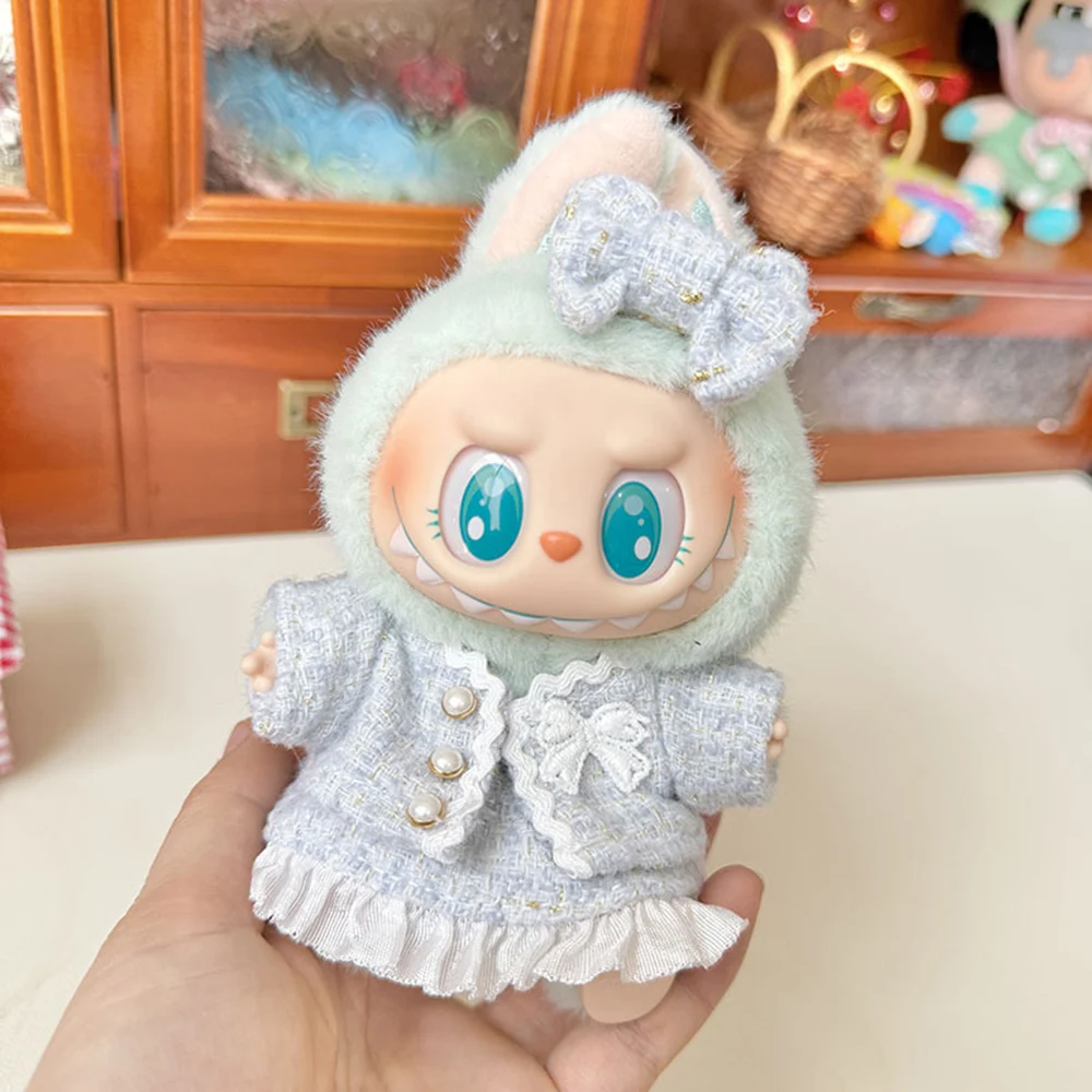 

Dress Set For Labubu Doll Clothes Outfit Accessories Classic Dress Set For Labubu V1 V2 Gift (no Doll)