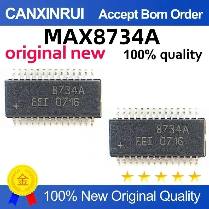 

(5-100 pieces) New MAX8734AEEI+T MAX8734A MAX8734AEEI TSSOP-28 patch