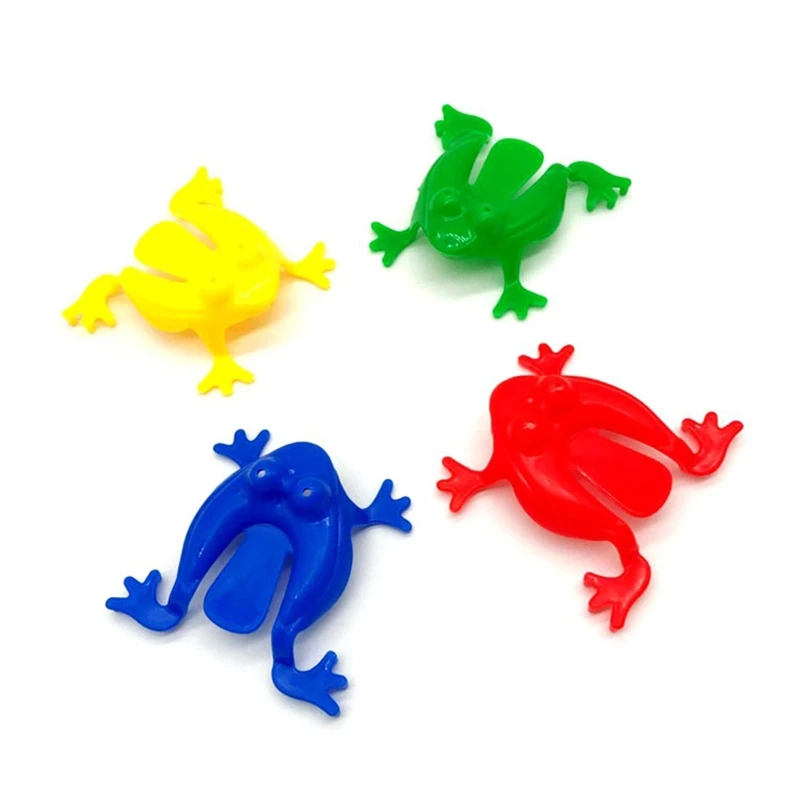 Jeu société d'intérieur, 24 pièces, jouet d'éjection doigt, saut pour grenouille, couleurs assorties, fournitures fête