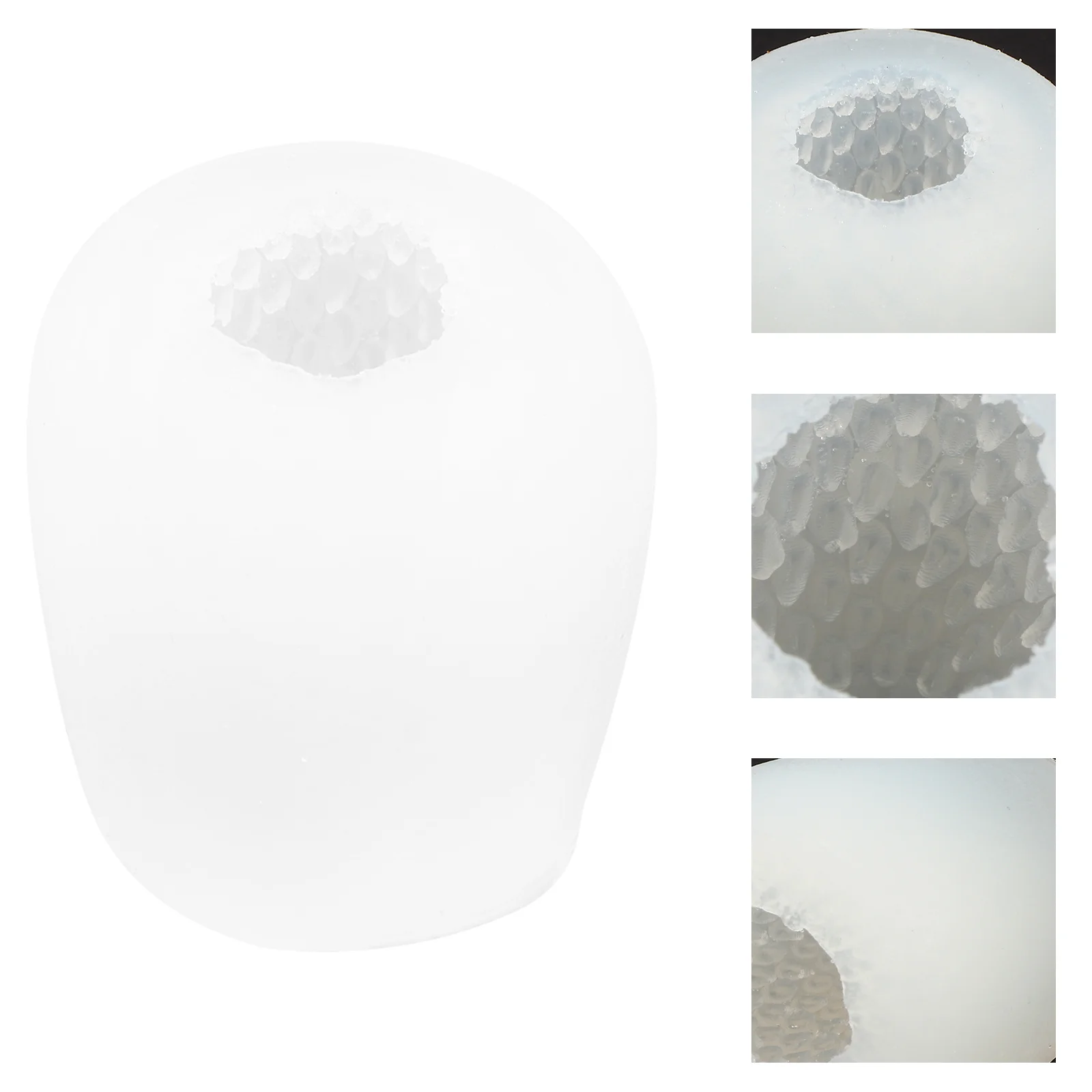 แม่พิมพ์ซิลิโคนรูปผลไม้สตรอว์เบอร์รี 2 ชิ้น สำหรับงาน DIY ทำจากวัสดุพรีเมียม ปลอดภัย ไม่เสียรูปง่าย