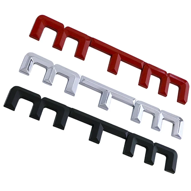 

1 шт. 3D MTM металлическая передняя решетка автомобиля, наклейка с логотипом, задний бампер, задняя дверь, багажник, наклейка с эмблемой, аксессуары