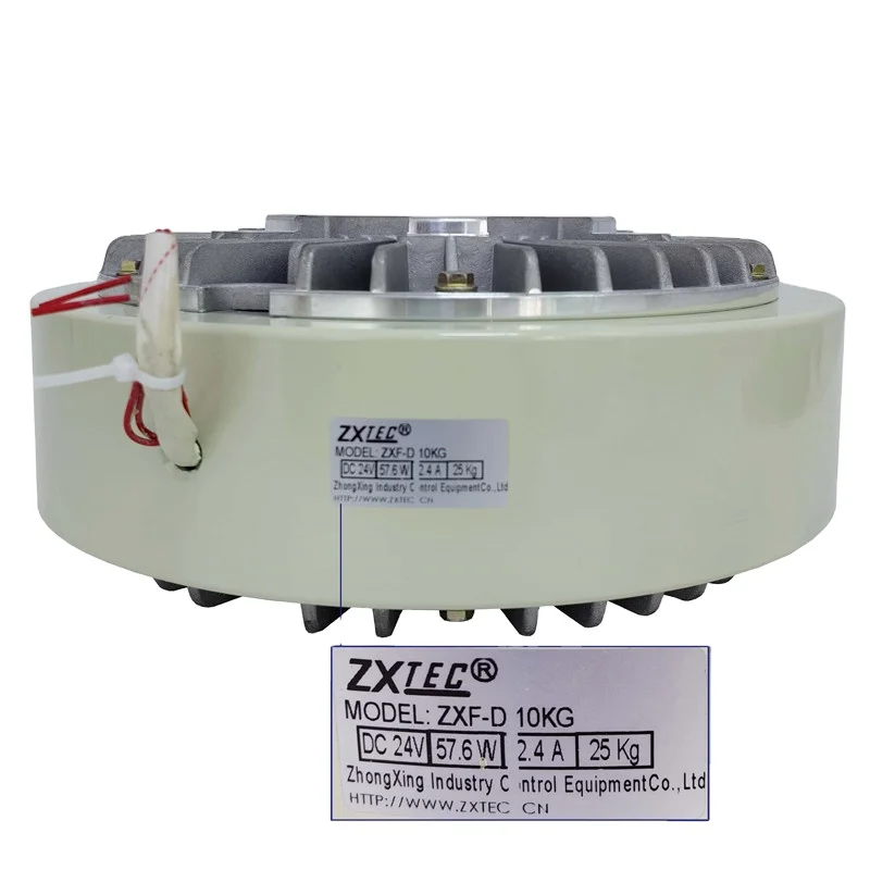 

ZXTEC ZXF-D 10KG 2.4A DC24V 1200RPM Single Shaft Magnetic Powder Brake