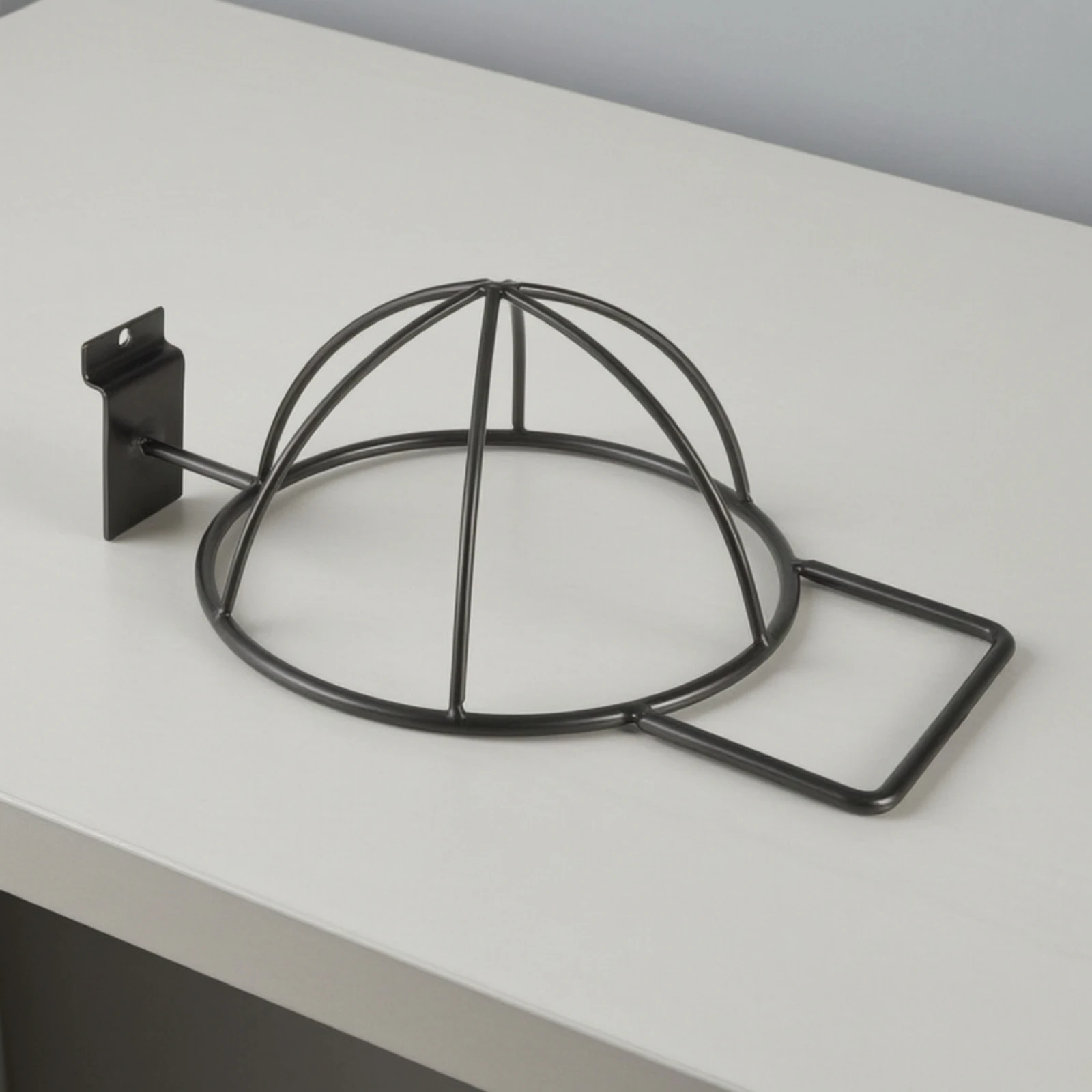 Slatboard Cap Rack Space-Saving Slatwall Hat Display Rack Slatwall Hat Holder Heavy-Duty Long-Lasting for Retailers
