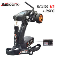 RadioLink RC4GS V3 2.4G 4CH 5CH 7CH 400M Distance Remote Controller Transmitter R6FG Gyro Inside Receiver for RC Boat Car