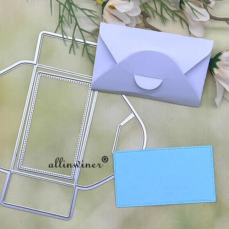 Metal Cutting Dies Envelope Frame Design For Invitation Greeting Card Handmade Card DIY Scrapbooking Album Paper Craft Embossing