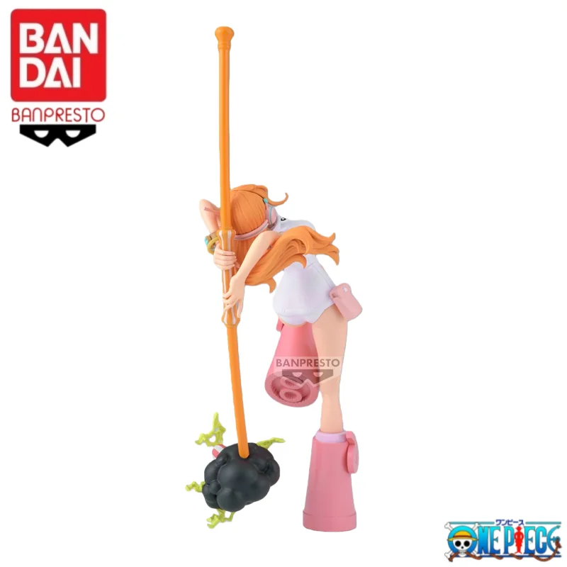 

In Stock Original100% Bandai Anime Action Figures Toys One Piece Nami Model Toy Statue Garage Action Figure