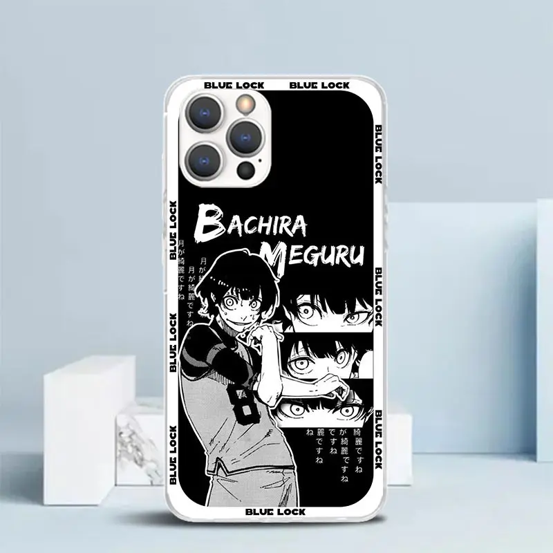 Anime Blue Lock Phone Case For IPhone 16 17 Air 16E 15 14 Plus 13 Mini 12 11 Pro Max 7 8 + SE 2020 Soft TPU Back Cover 16 17 Air