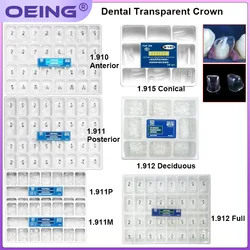 Dental przezroczyste korony liściaste tymczasowe wstępnie uformowane molowe przednie tylne dorosłe dziecko 1.910 przezroczyste korony narzędzie dentystyczne
