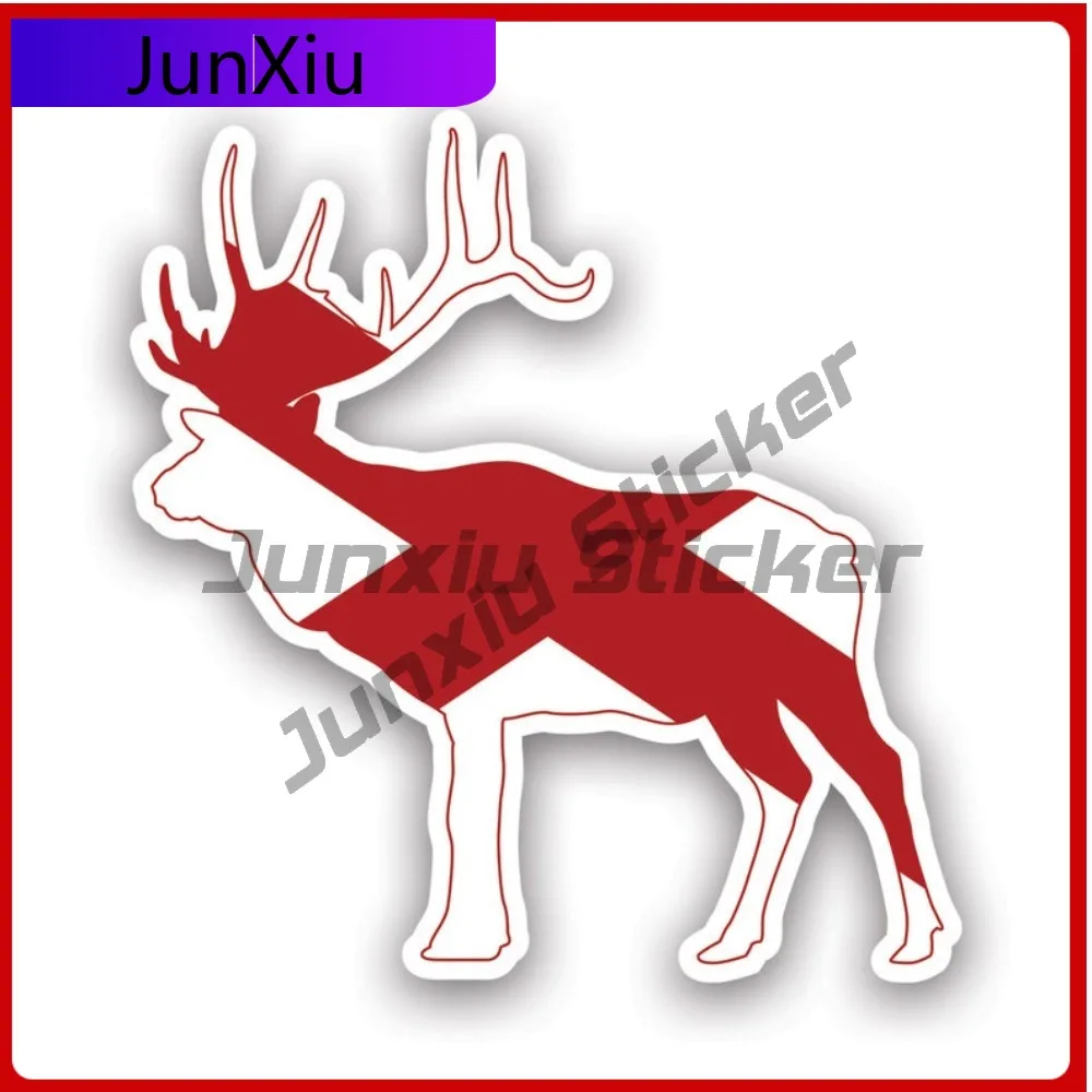 

Alabama Deer Shaped Waterproof Scratch Resistant Anime Style For Bumper Rear Windshield Car Window Removable Easy To Remove