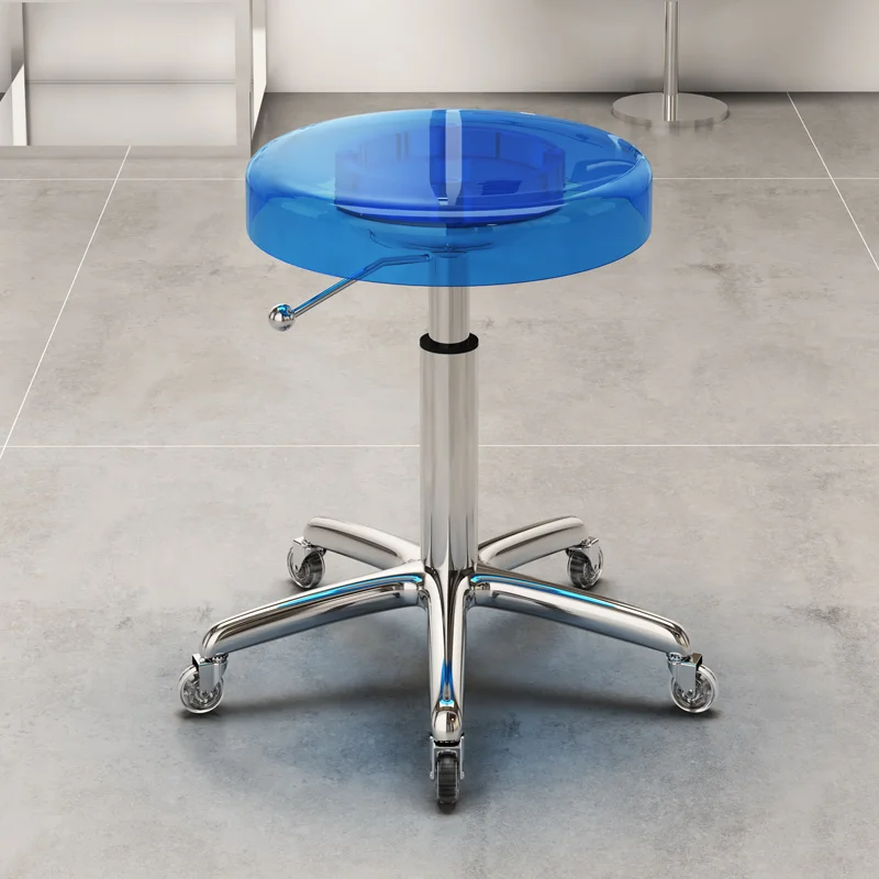 Jelly colored large workbenches for beauty and hairdressing stools, pulleys, hair salons, dedicated for lifting and rotating