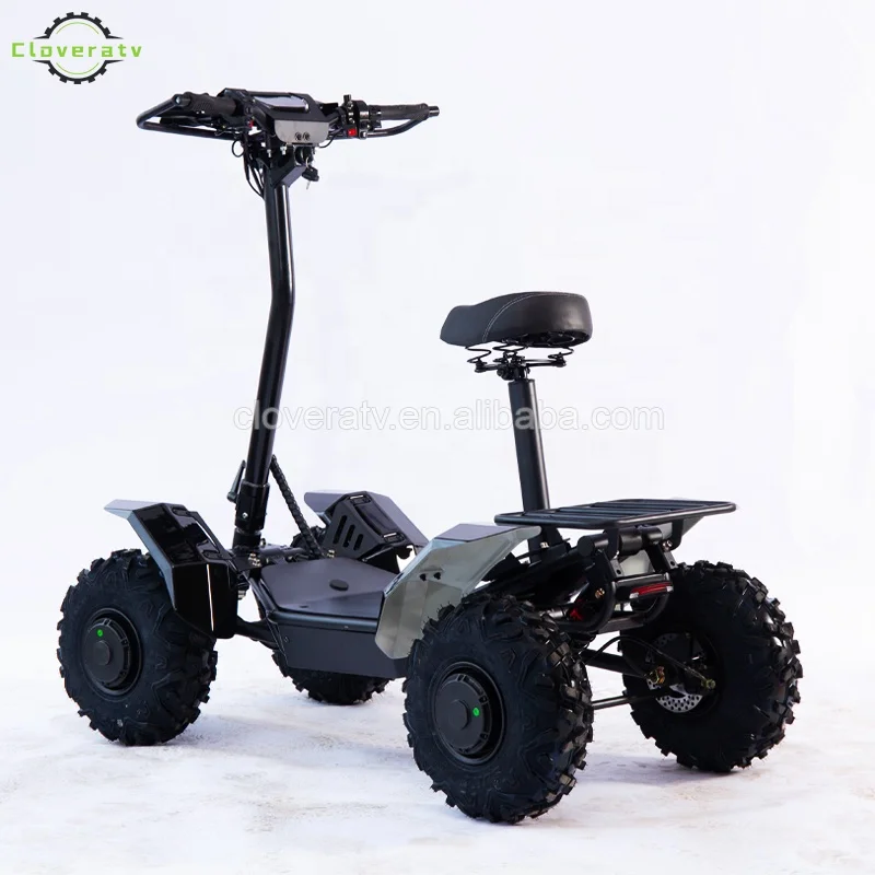 Chinese Cheap Factory Direct Sale EZRaider Heavy Duty RWD 4WD 60V 4800W Electric Quad Scooter For Adults