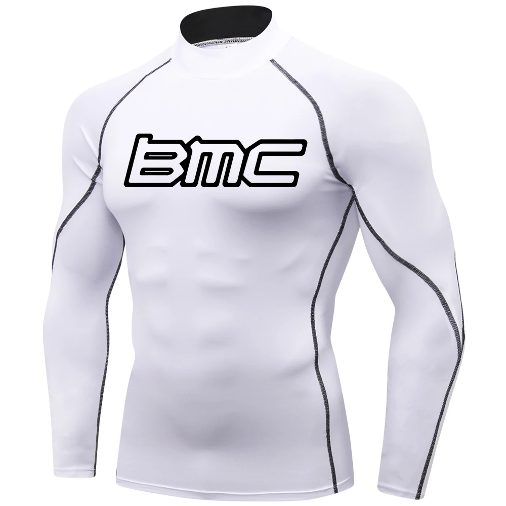 High Collar Compression Cycling Base Layer Long Sleeve Bike Sports Bike Shirt Underwear Racing Bicycle Jersey Shirt Undershirt