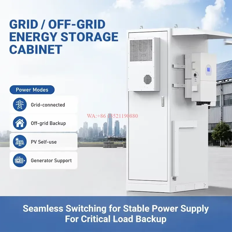 WMWMNU for MECC 108kWh C I LiFePO4 Battery Energy Storage Cabinet Outdoor ESS for Factory Retail Farm Backup Power Solution
