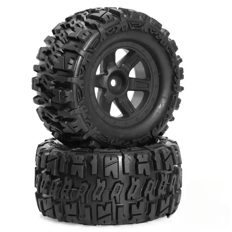 4 pz 90mm Monster Truck Pneumatici Ruota 12mm Esagonale per TRXS E-Revo MJX 16207 16208 SCY 16101 HBX 1/16 RC Auto Parti di Aggiornamento