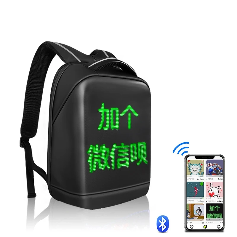 

led advertising backpack advertising play LED backpack display outdoor shoulder travel LED backpac