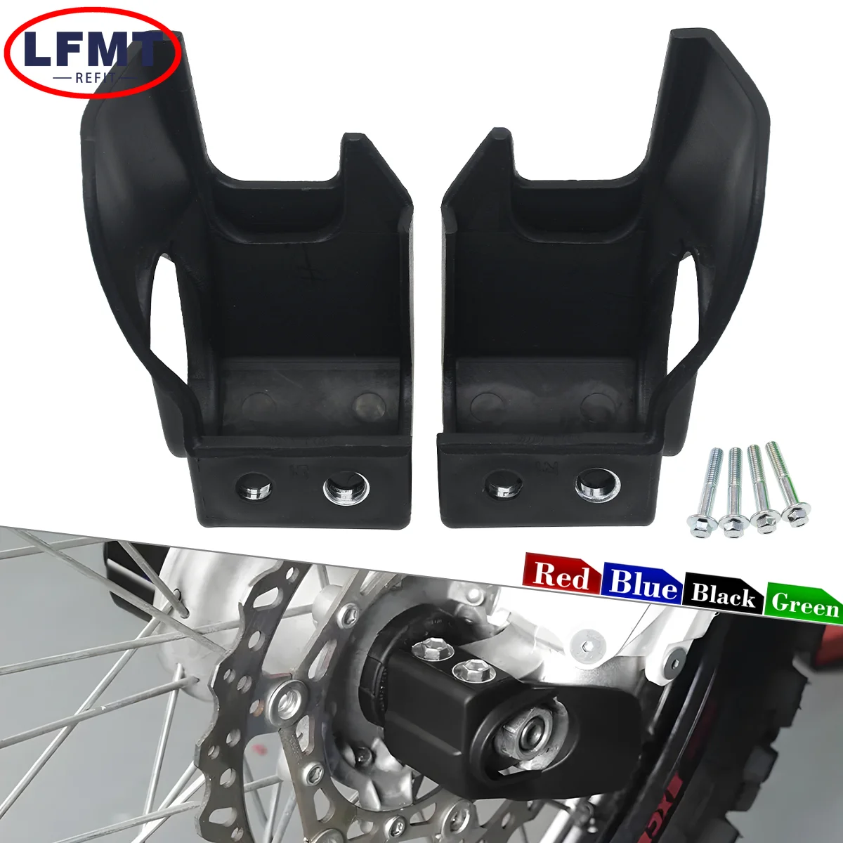 Motorcycle Accessories Front Fork Shoe Cover Lower Leg Guard Protector For Honda CRF Yamaha YZ  Kawasaki KX BETA Universal Parts