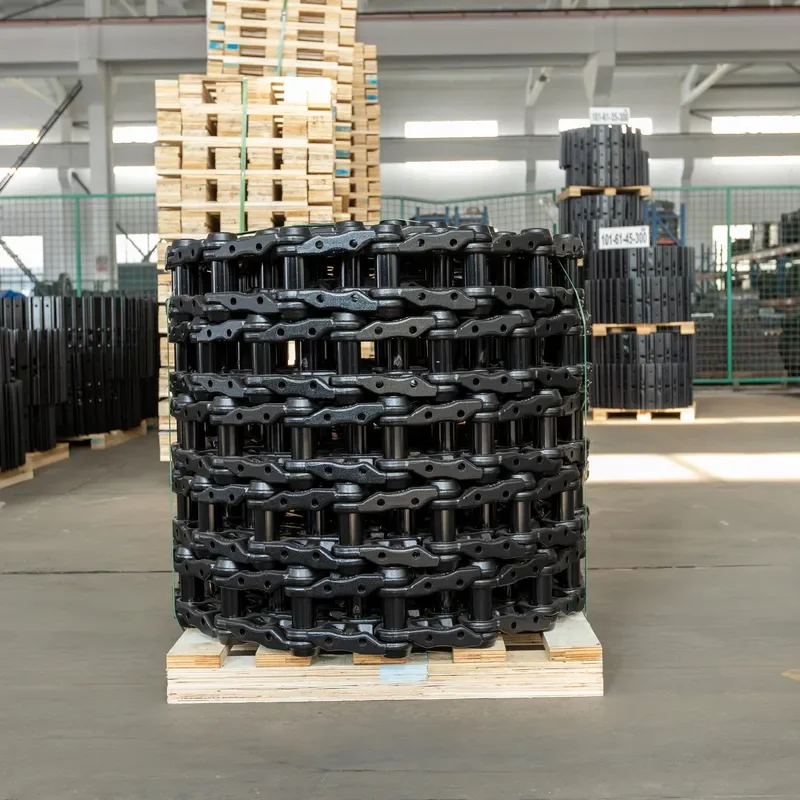 Heavy Forged Steel Excavator Track Chain Assembly for CAT SANY Heavy Equipment Undercarriage Parts