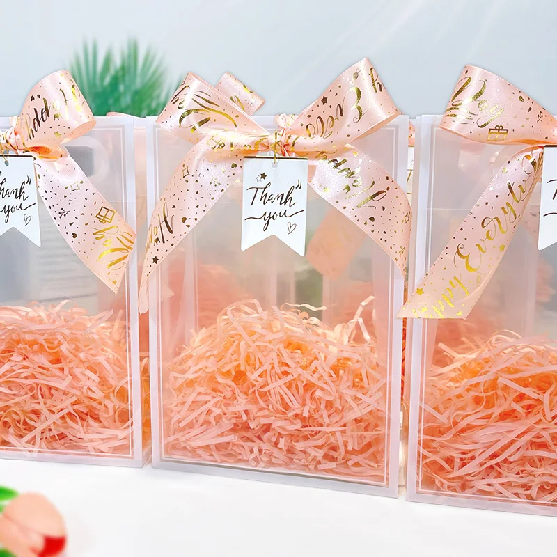 

Прозрачная подарочная сумка Ele для свадьбы, портативная сумка для подарков на день рождения, высококачественная сумка для сувениров, практичная сумка для переноски на свадьбу и праздники