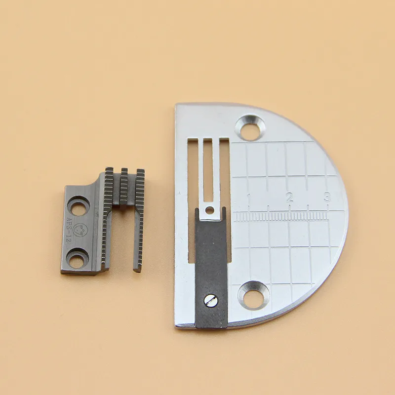 APS-12 Anti -puckering kit Needle Plate and Feed Dog kit 1SET guage set industrial sewing machine spare parts