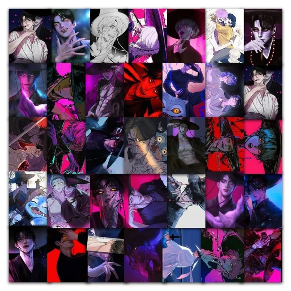 

10/30/63PCS Animated Movies Dark Kpop Demon Hunters Sticker DIY Decoration Waterproof Skateboard Notebook Graffiti Toy