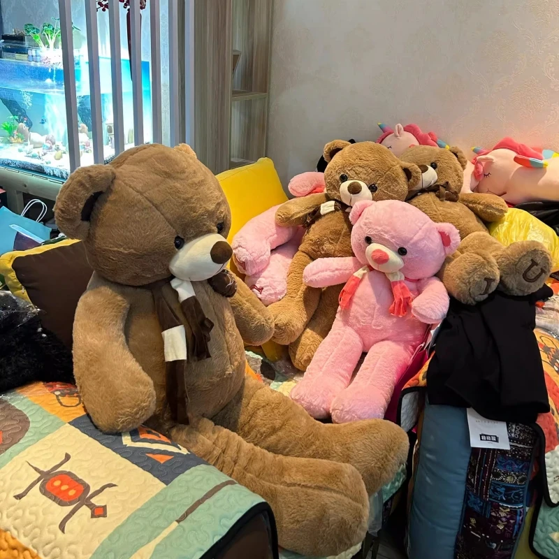 

Кавайный медведь 80/260 см, плюшевая мягкая подушка с животными, кукла для подруги, девушки, жены, розовый подарок на день рождения, День святого Валентина, Рождественский подарок