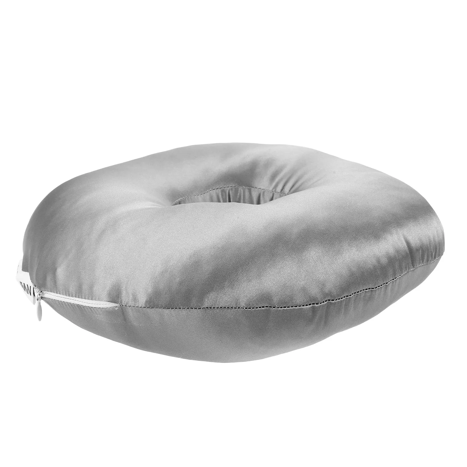 Ear Piercing Pillow for Side Sleepers Adult Sensitive Ear Protection PP Cotton Satin Cushion 29x29x9cm