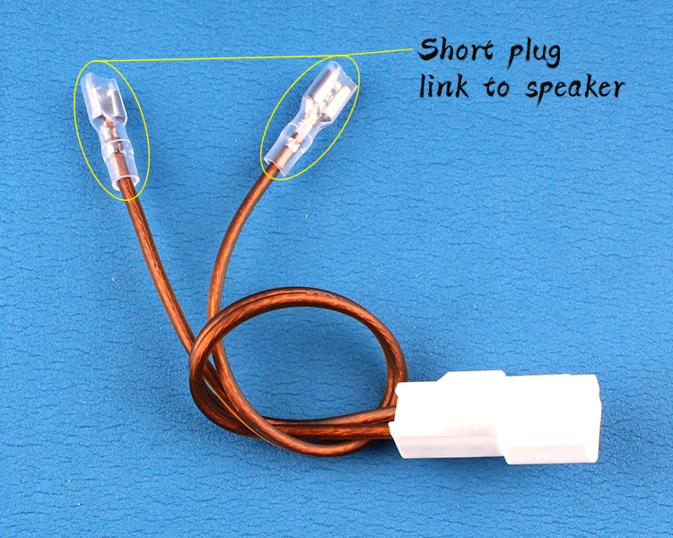 2pcs Car Audio Modified Non-destructive Horn Plug Lossless Speaker Woofer Wiring Plug For Kia Sportage K5 Hyundai Santafe Tucson