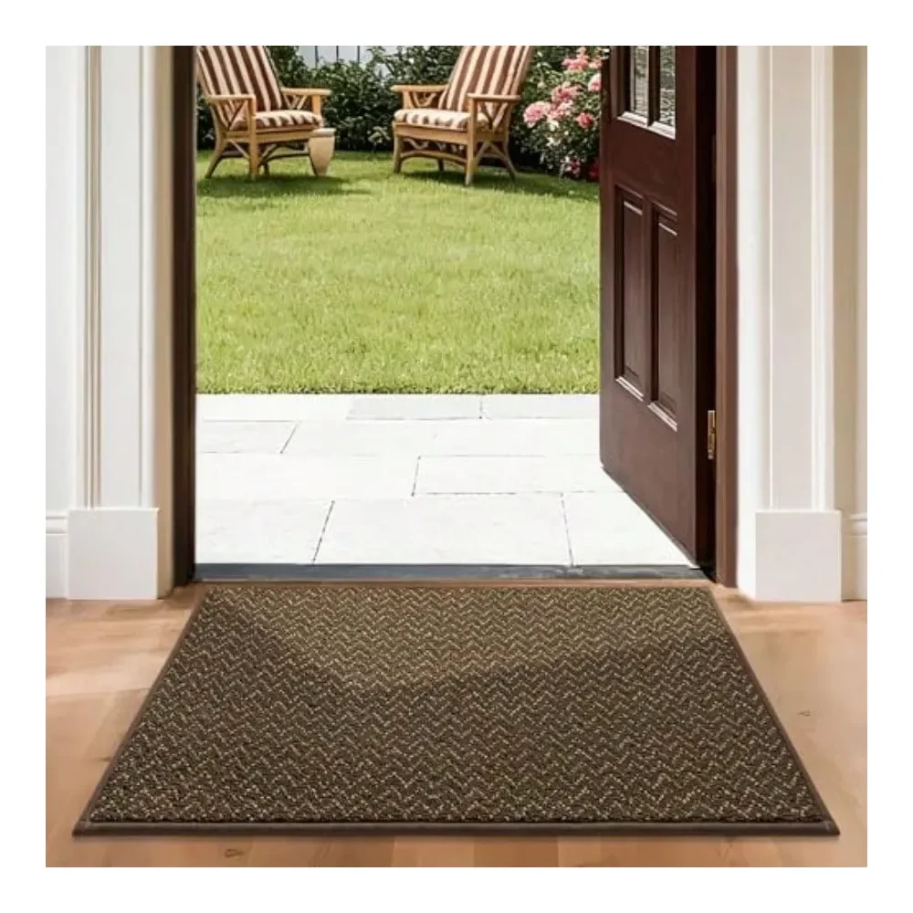 

Welcome MatDoorMat 24 X36 Non Ornt Entryway Rugs Dirt Trapper Doorma Wasable Entrance Ma Low Pile Welcome Floor Mat Front Back