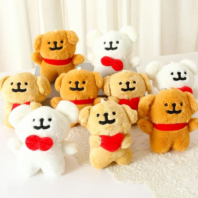 

Мягкий плюшевый брелок-щенок 3D 2026: милый дизайн в виде сердца, игрушка-подвеска для сумки, подарок, декоративная кукла, аксессуар