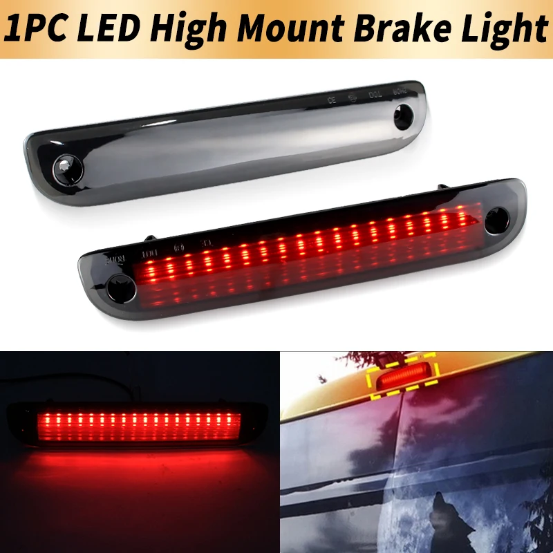 1PC LED High Mount Third Brake Light Canbus For Peugeot Boxer For Citroen Relay For Fiat Ducato 2007-2023 Tail Stop Warning Lamp