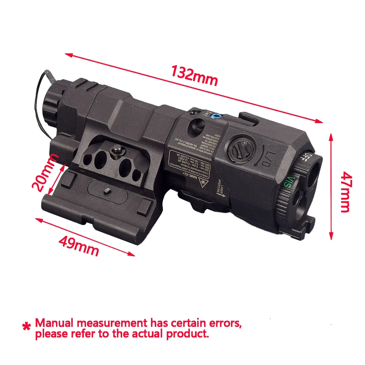 Upgraded MAWL-C1 Weapon Gun Light Green IR Laser Sight Pointer With LED Flashlight For AR15 M4 Airsoft Rifle 1913 20mm Rail