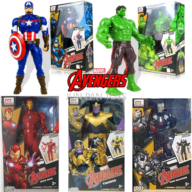 

Original Marvel Avengers Iron Man Captain America War Machine Thanos Spider-man Hulk Action Figure Children's Toys Birthday Gift