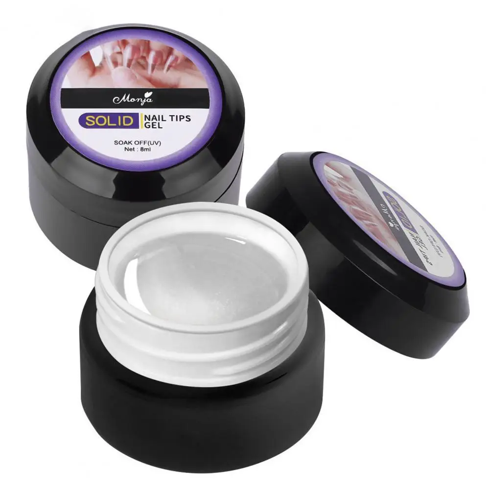 Versatile senza salviette Gel per unghie fai-da-te Manicure Colla forte appiccicosa Gel per unghie artificiale salvaspazio di manodopera Innocuo per salone di bellezza