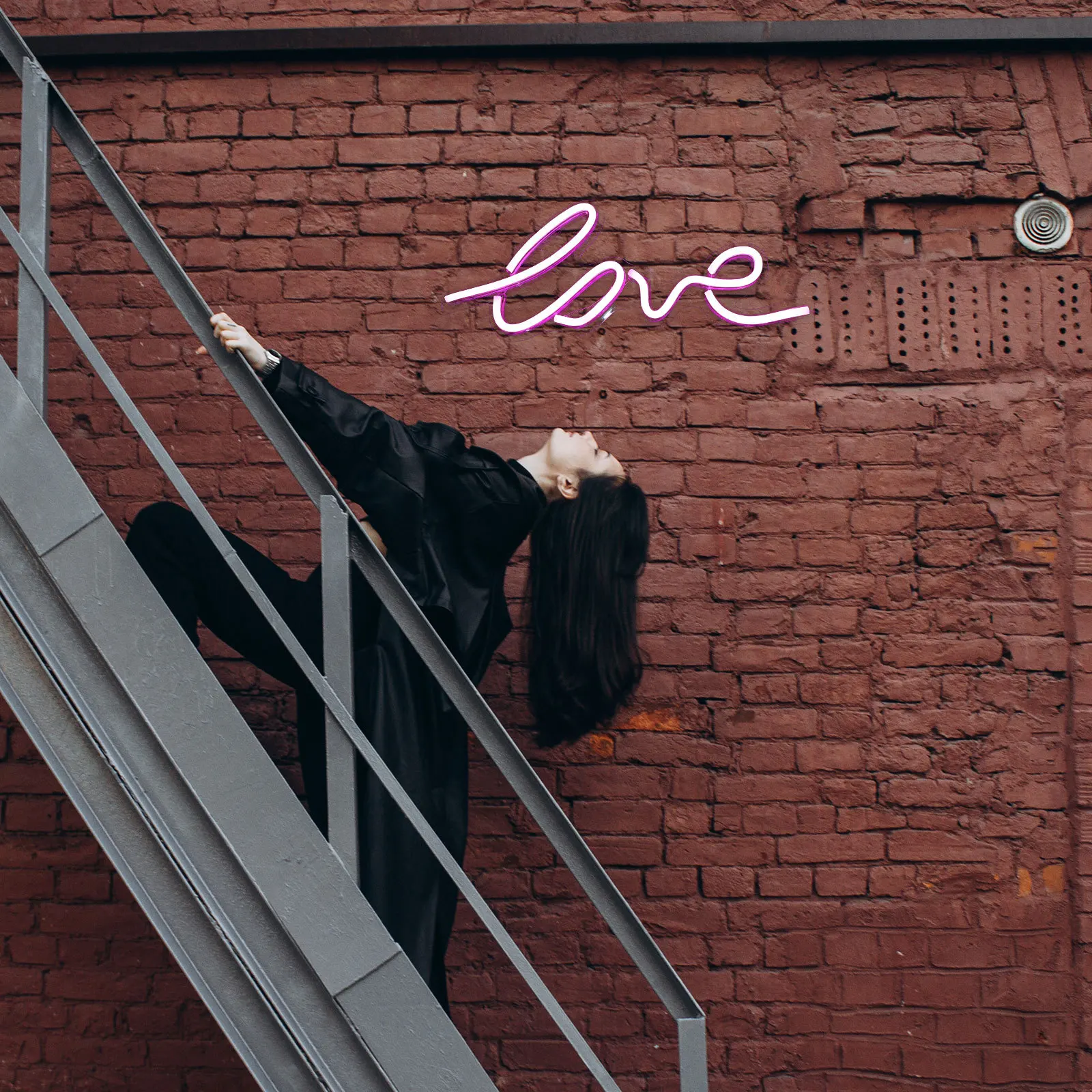 Luz de neón en forma de amor, decoración nocturna 3D, luz Led para dormitorio, sala de estar, oficina, fiesta, Festival, decoración de ambiente