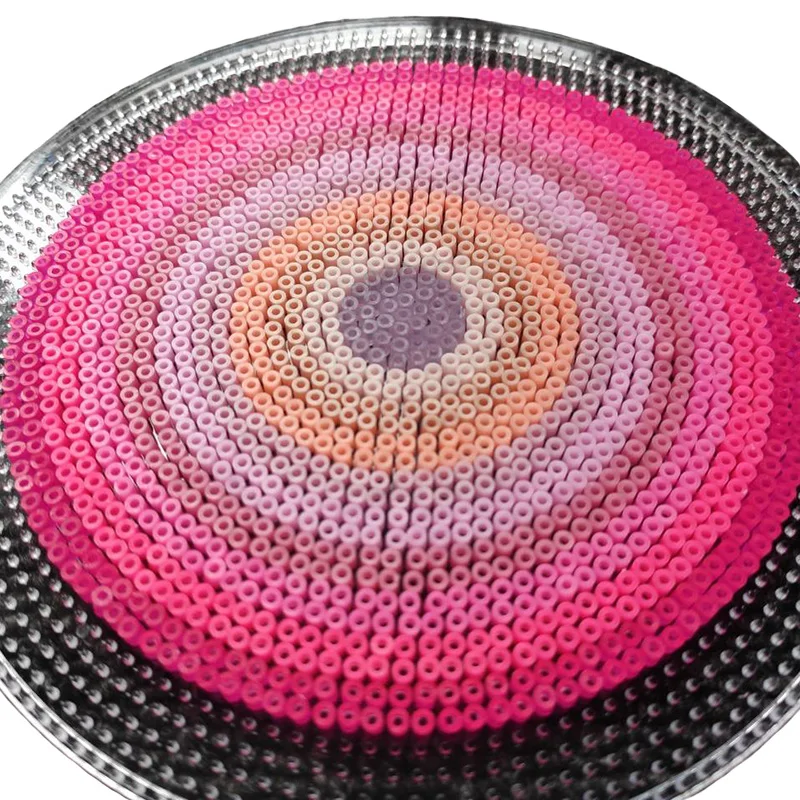 

All Pink Colours 5000pcs Pixel Puzzle Melting Iron Beads for Hama Beads Fuse Beads Diy High Quality Handmade Gift