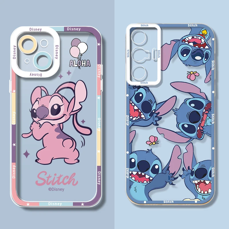 Disney Stitch Soft Silicone Case for Samsung Galaxy S22 Ultra S21 FE S20 S10 Plus Note 20 10 A32 A52 A72 A13 A23 A53 A73 Case