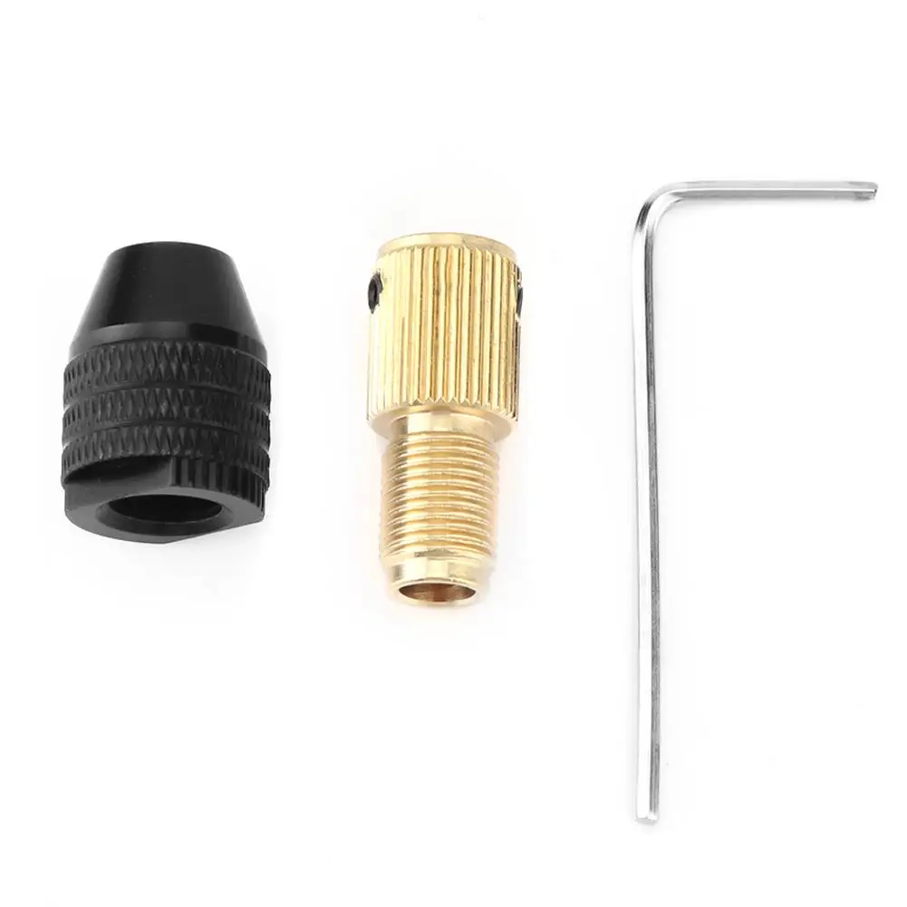 

0.3-3.4mm Mini Electric Drill Chuck Adapter - Self-Tightening Collet for Precision Rotating Tools