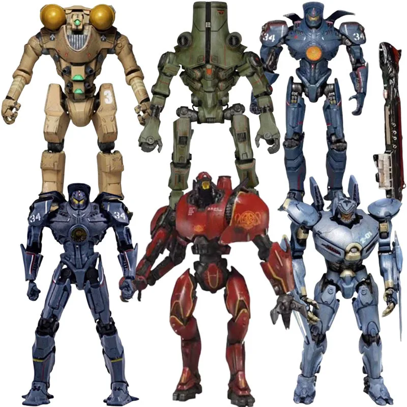 Figura de Ação Mecha Pacific Rim: Crimson Typhoon, Gipsy Danger, Striker, Eureka, Cherno, Alpha, Romeo, Blue Tacit, Ronin - Modelo de Presente
