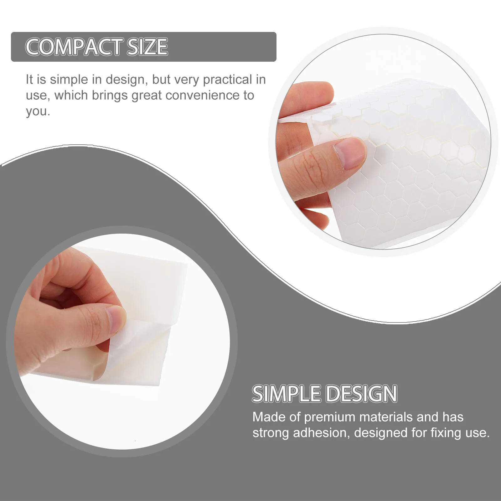 

100pcs 3 Sheets Foam Double-sided Adhesive Glue Strong Sticky Tape Heavy-duty Mounting Fix Sticker Round Pads for DIY Crafts Art