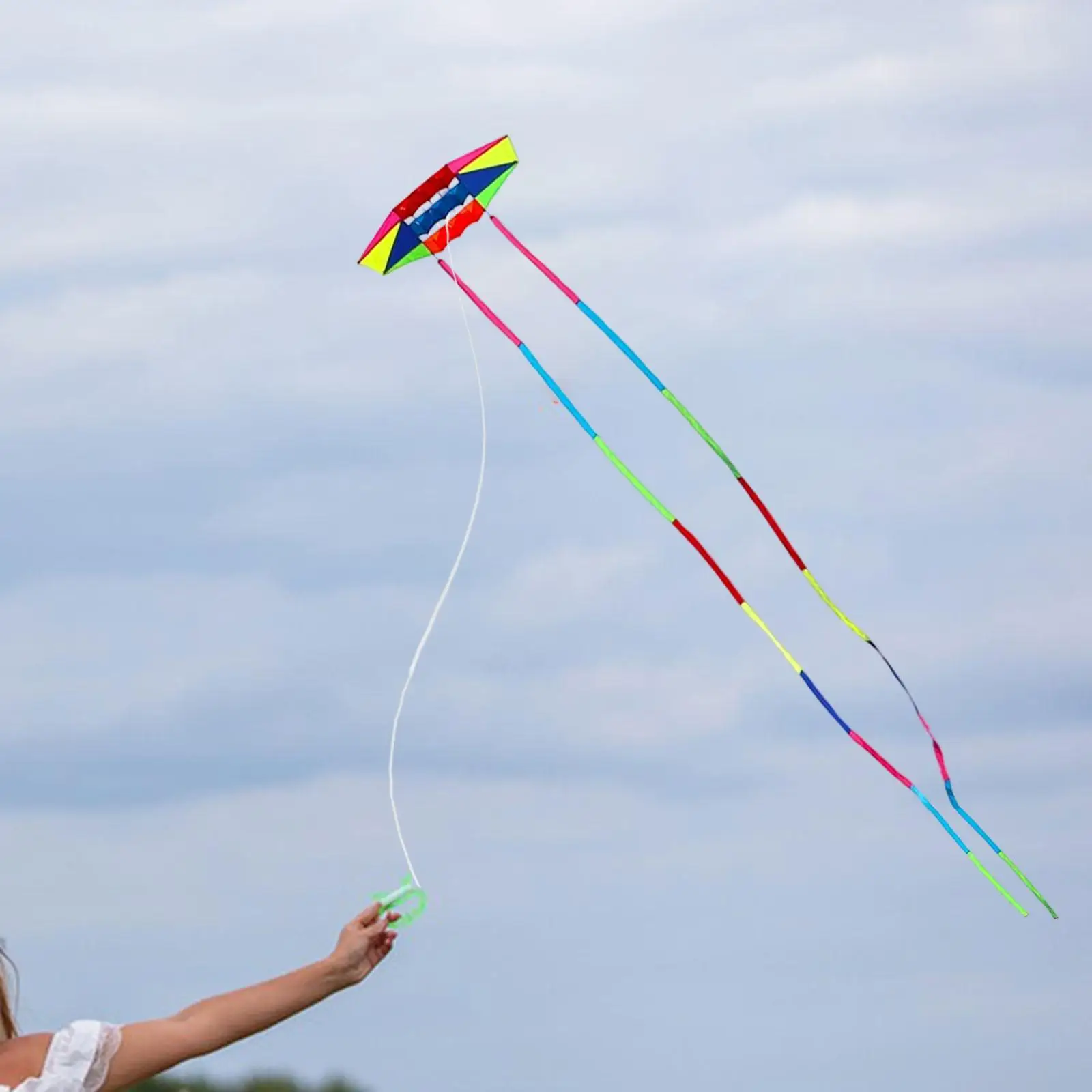 Aquilone Colorato, Creativo per Bambini e Adulti, Aquilone da Spiaggia Grande e Robusto, Giocattolo Volante per Parco, Giardino e Cortile