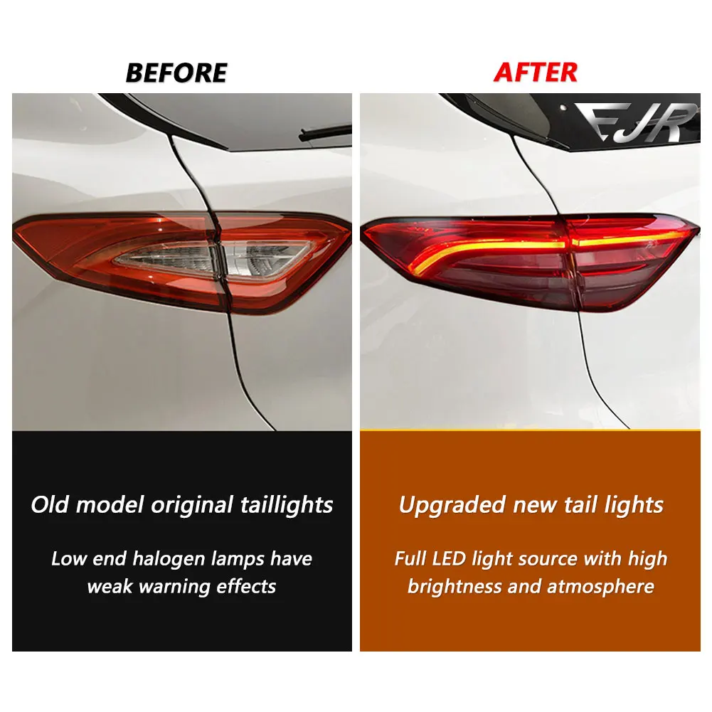 For Maserati Levante 2016-2020 Taillight Assembly Modified LED Light DRL Brake Flowing Turn Rear Lights Car Lamp Accessories