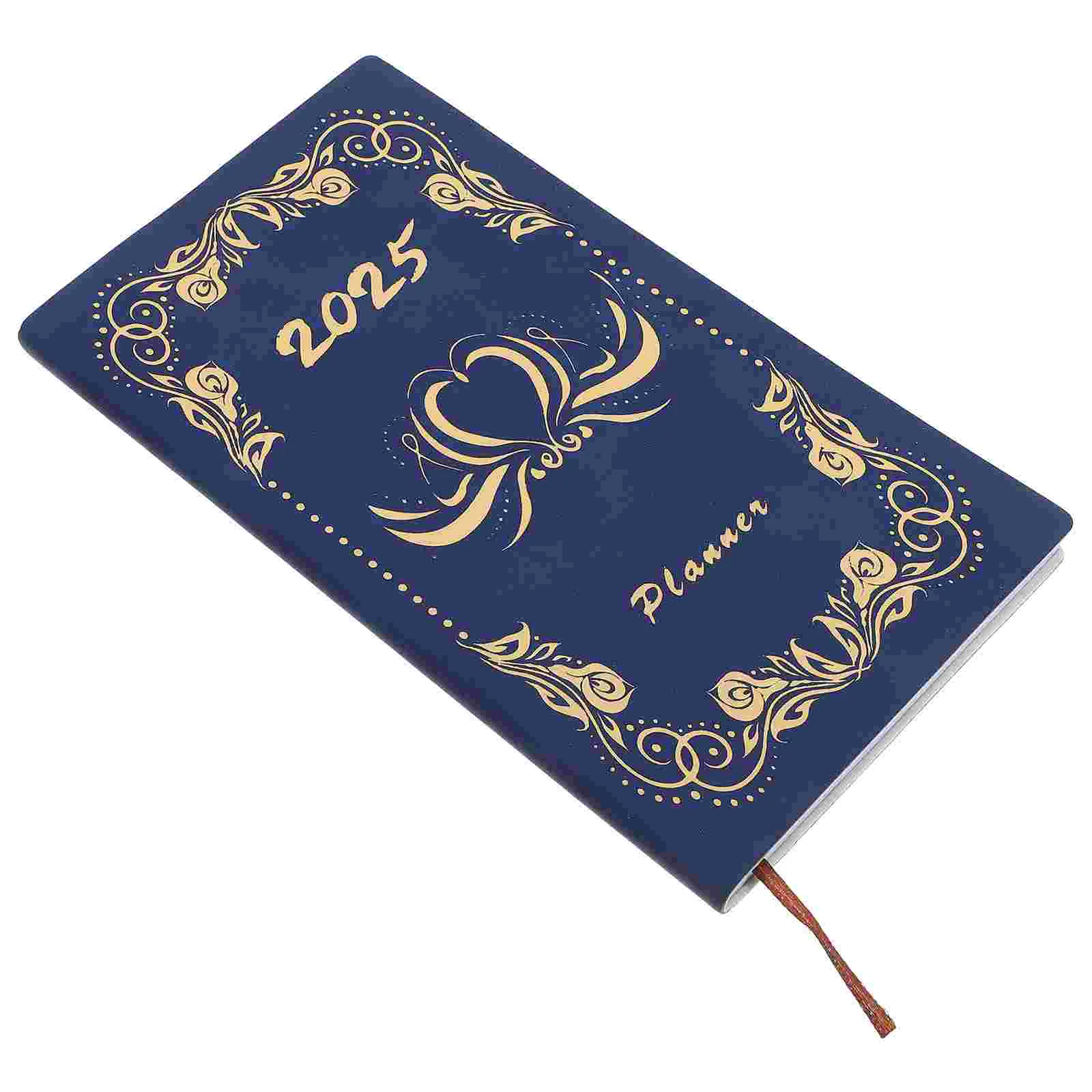 2025 Schedule Planner Daily ganizer Students Agenda Notepad Paper Portable Notebook Writing Book Household Planner Travel Diary