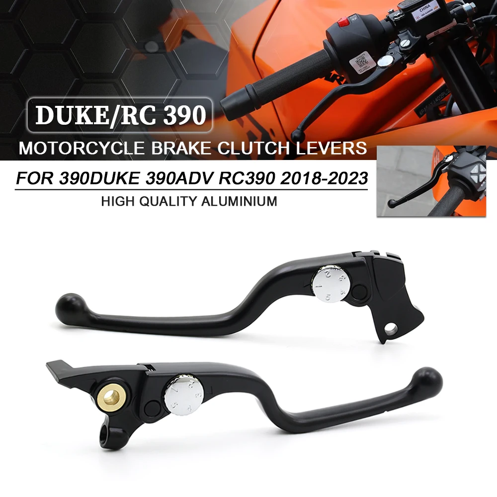 For 390DUKE Duke390 Duke 390 ADV 390ADV RC390 2018-2023 Motorcycle Accessories Brake Lever Clutch Lever Front Control Handles